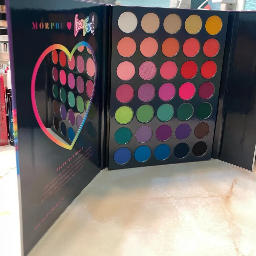 VAULTED ~ Morphe x Lisa Frank ~ ‘35B PRANCING UNI’S' Artistry Eyeshadow Palette